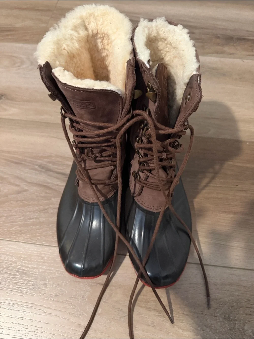 Sperry winter duck boots women’s size 8